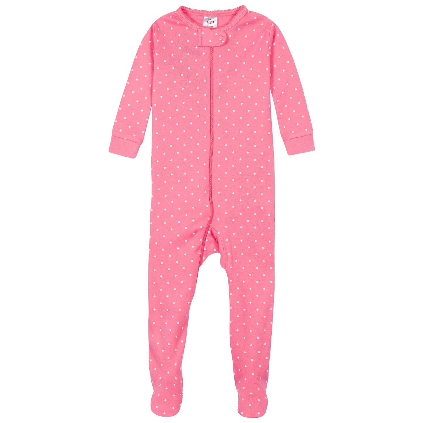 2-Pack Baby & Toddler Girls Unicorns Snug Fit Footed Cotton Pajamas