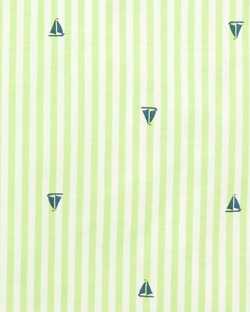 Carter's Boat Print Button Front Shirt