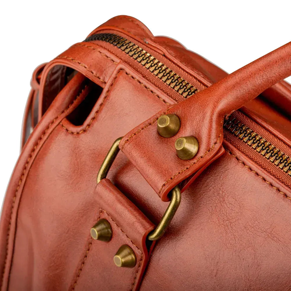 Cognac Italian Leather Bag Italy Soft Leather Crossbdody Bag
