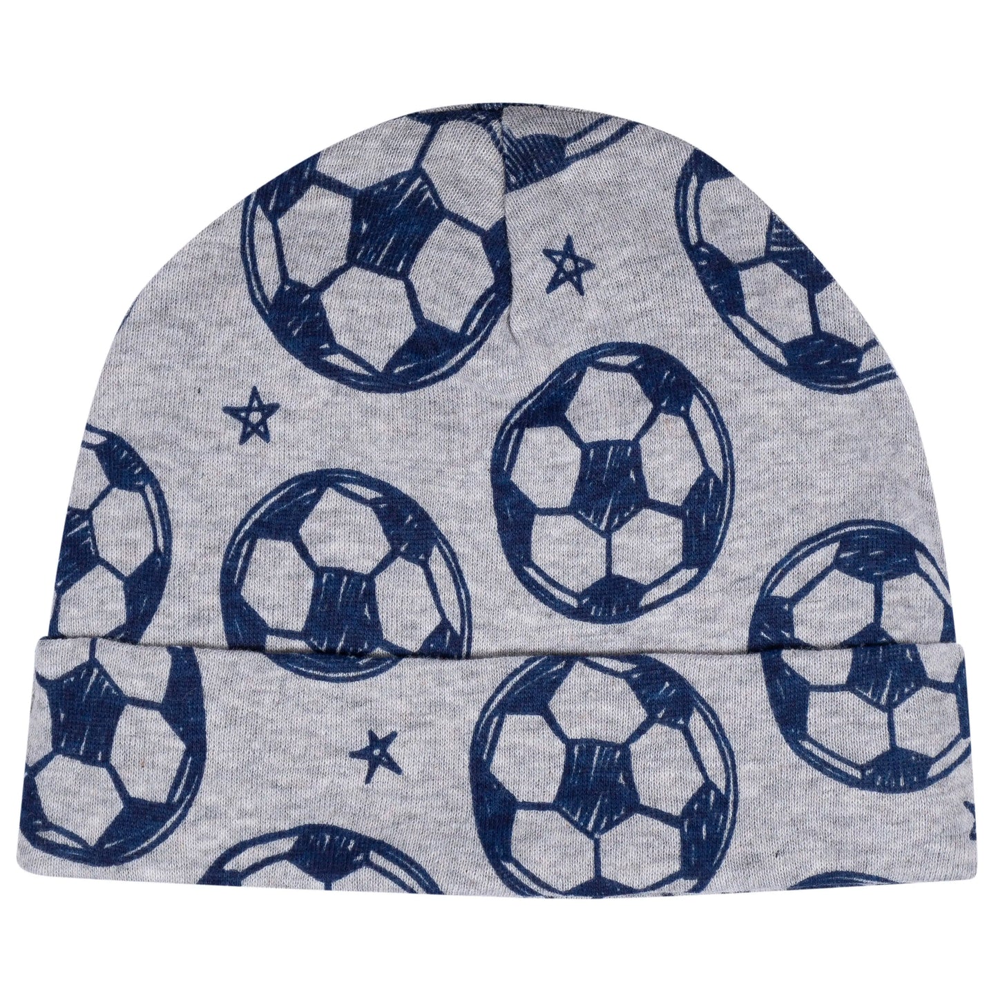 8-Piece Baby Boys All Star No Scratch Mittens & Caps Set