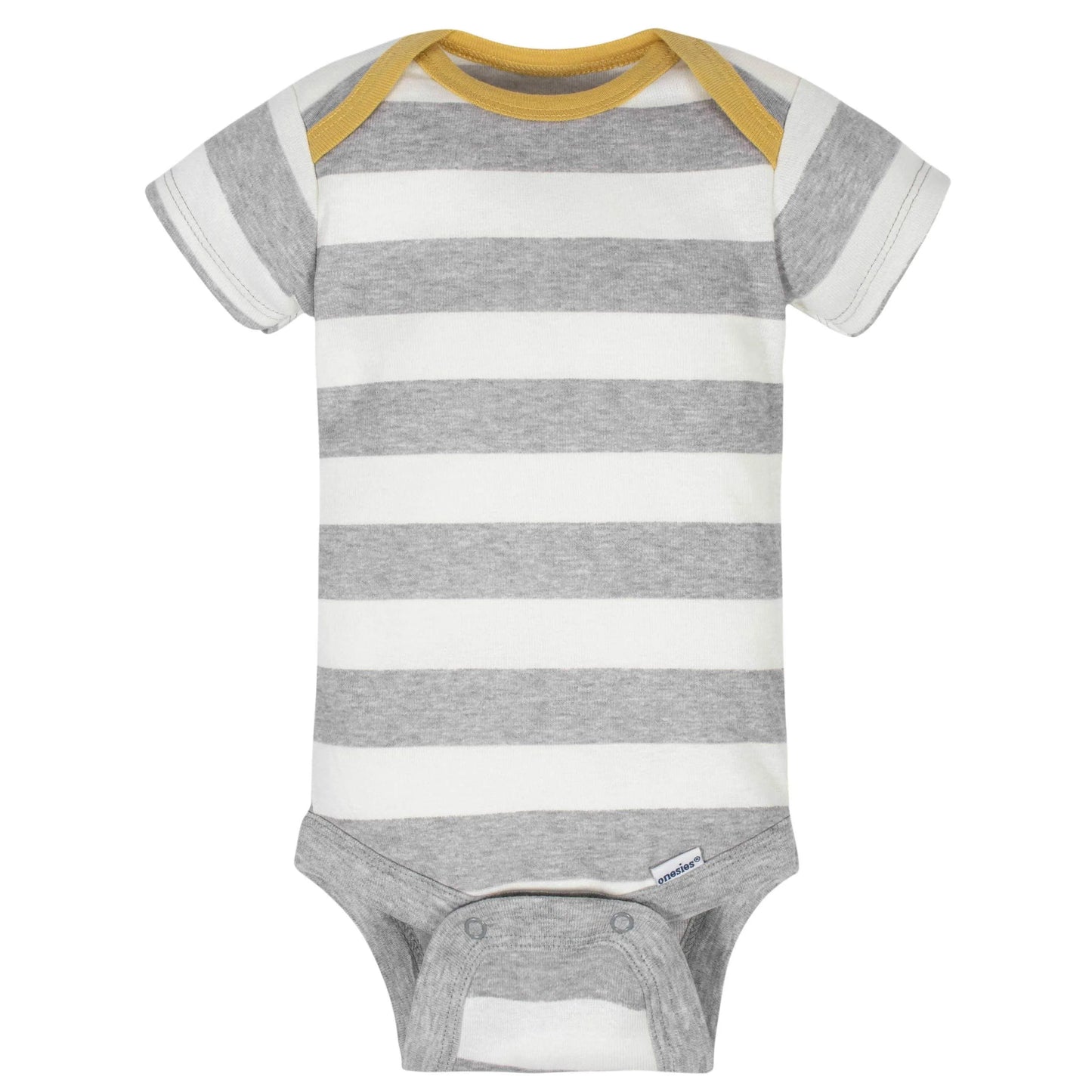 8-Pack Baby Boys Dinosaur Short Sleeve Onesies Bodysuits