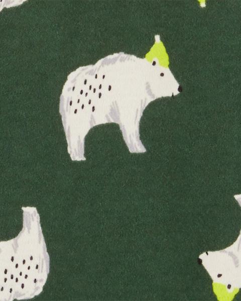 Carter's Polar Bear 2-Way Zip Cotton Sleep and Play