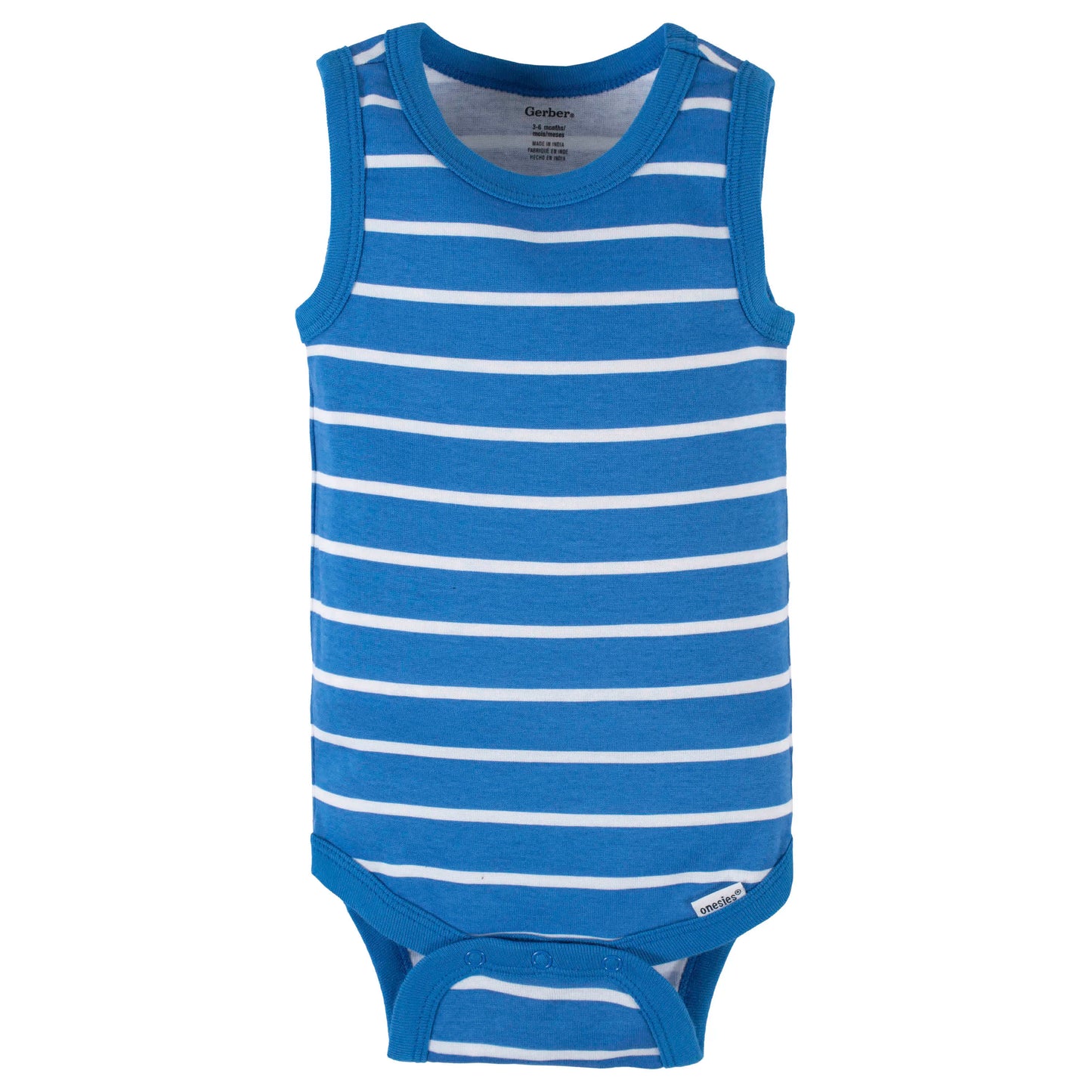 4-Pack Baby Boys Shark Zone Tank Onesies Bodysuits