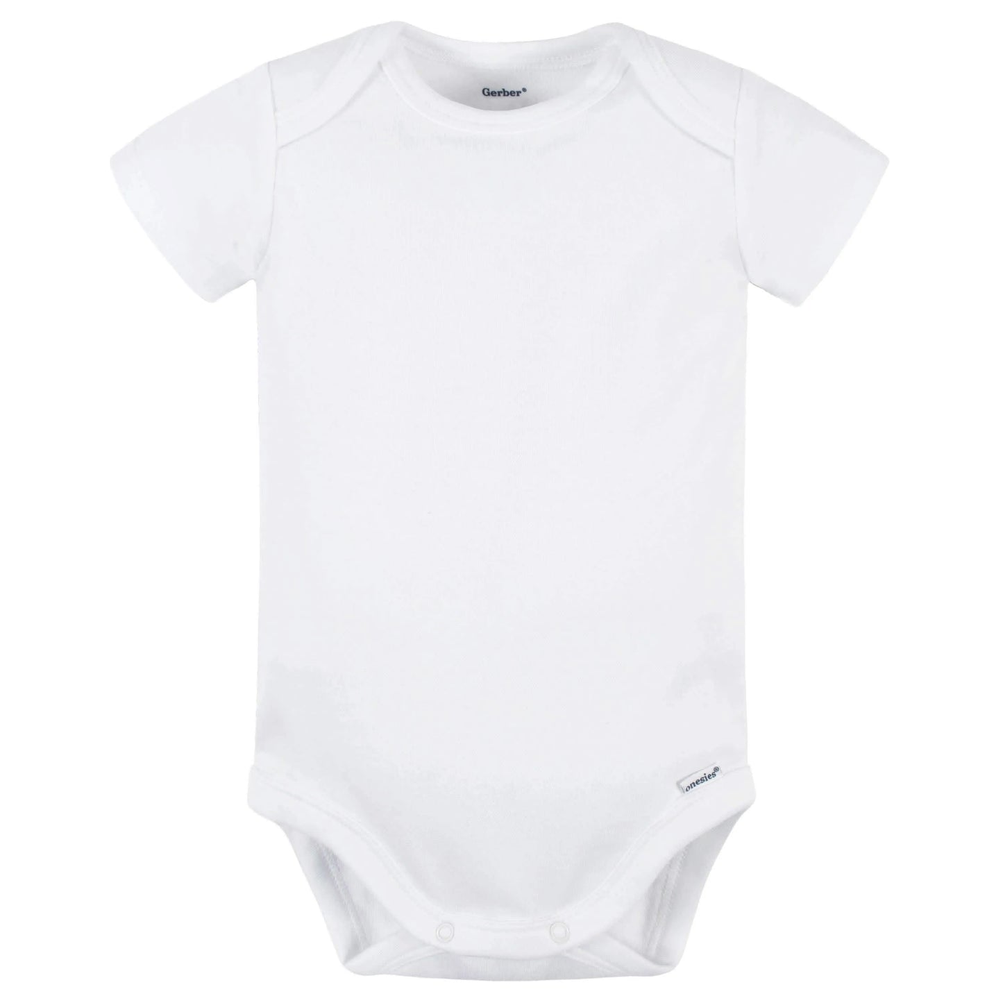 5-Pack Baby White Premium Short Sleeve Onesies Bodysuits