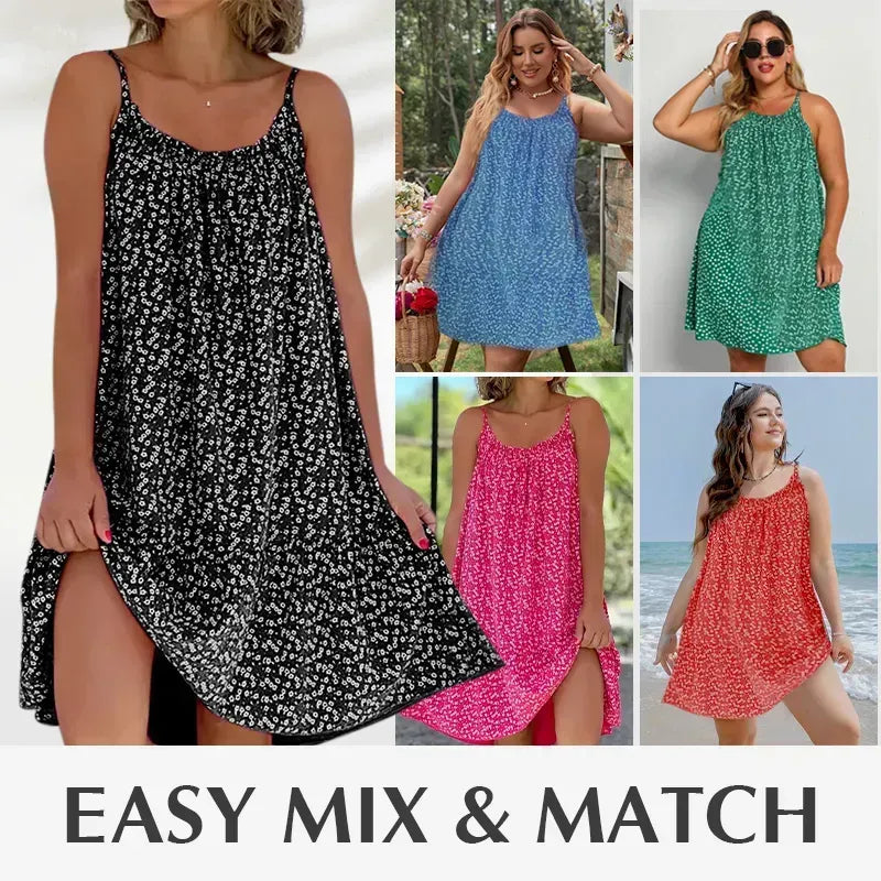 š„2023 Hot saleš„Floral Printed Camisole Dress