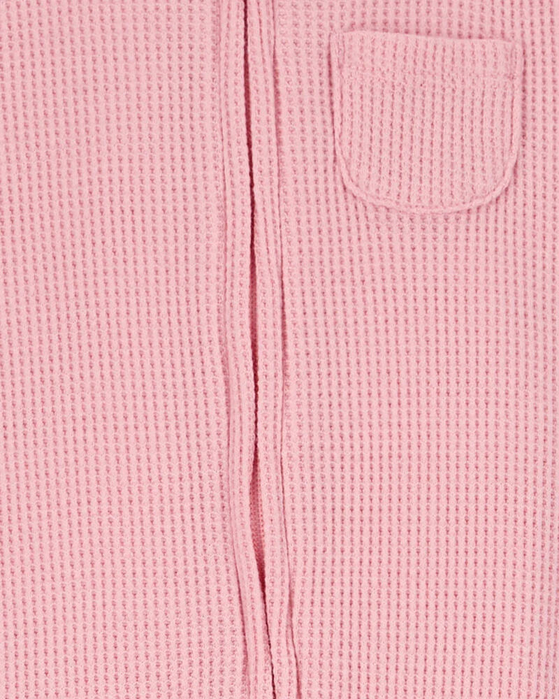 Carter's Baby Floral Trim 2-Way Zip Thermal Textured Sleep & Play