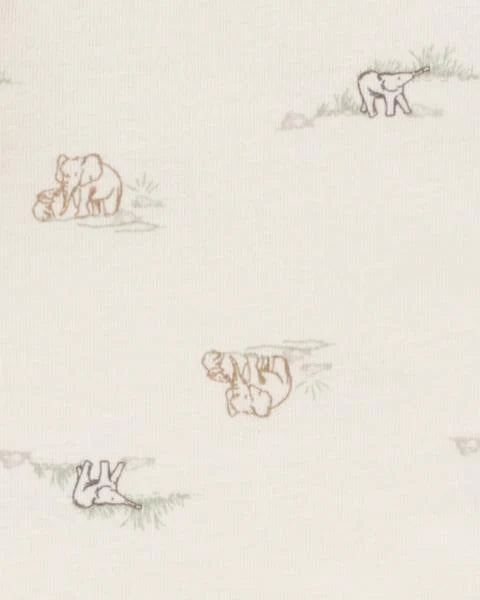 Carter's Baby 4-Pack Elephant Long-Sleeve Bodysuits