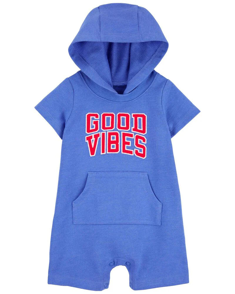 Carter's Good Vibes Hooded Romper