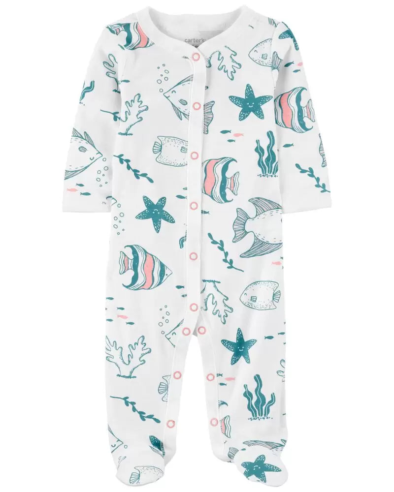 Carter's Fish Snap-Up Footie Sleep & Play