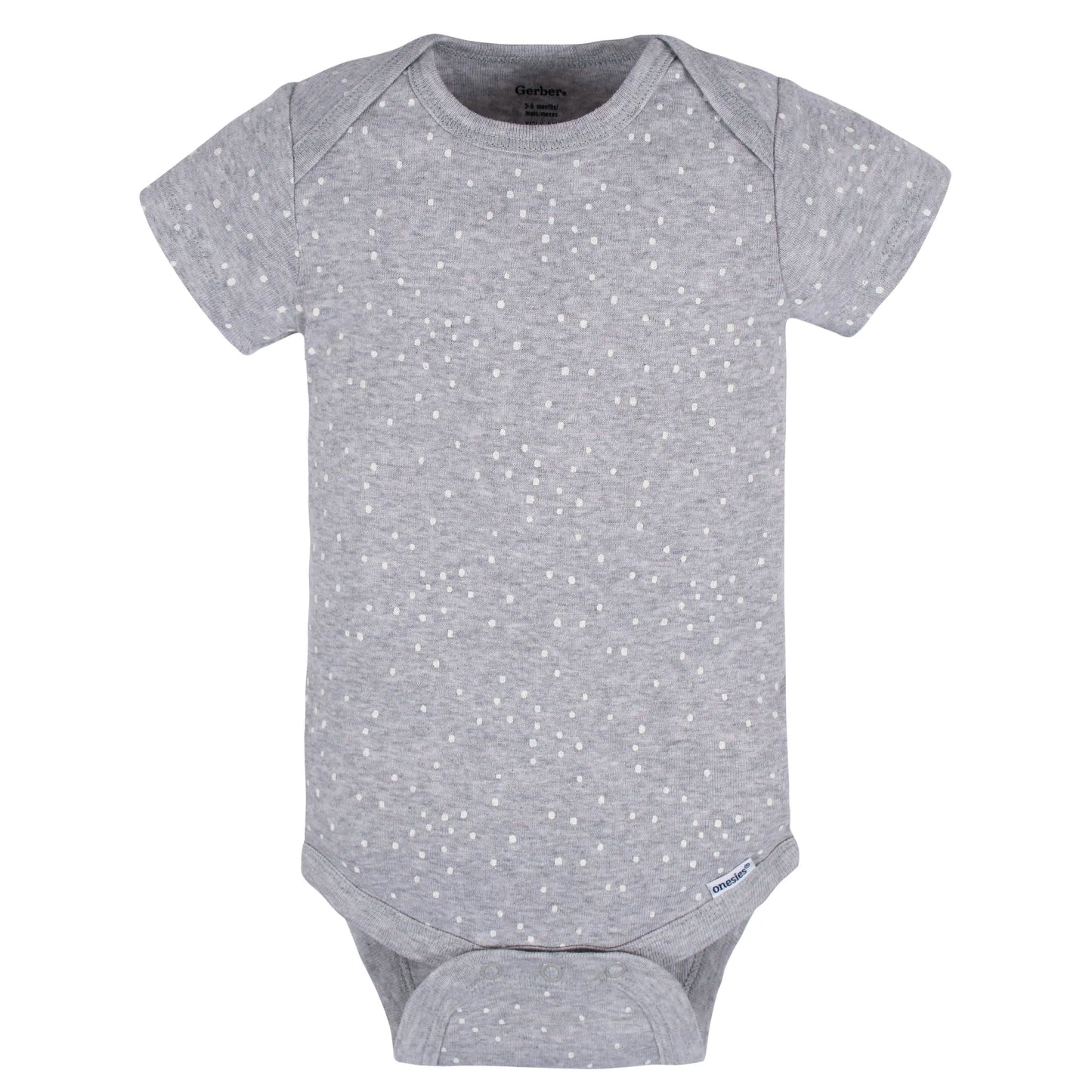 8-Pack Baby Neutral Happy Veggies Onesies Bodysuits