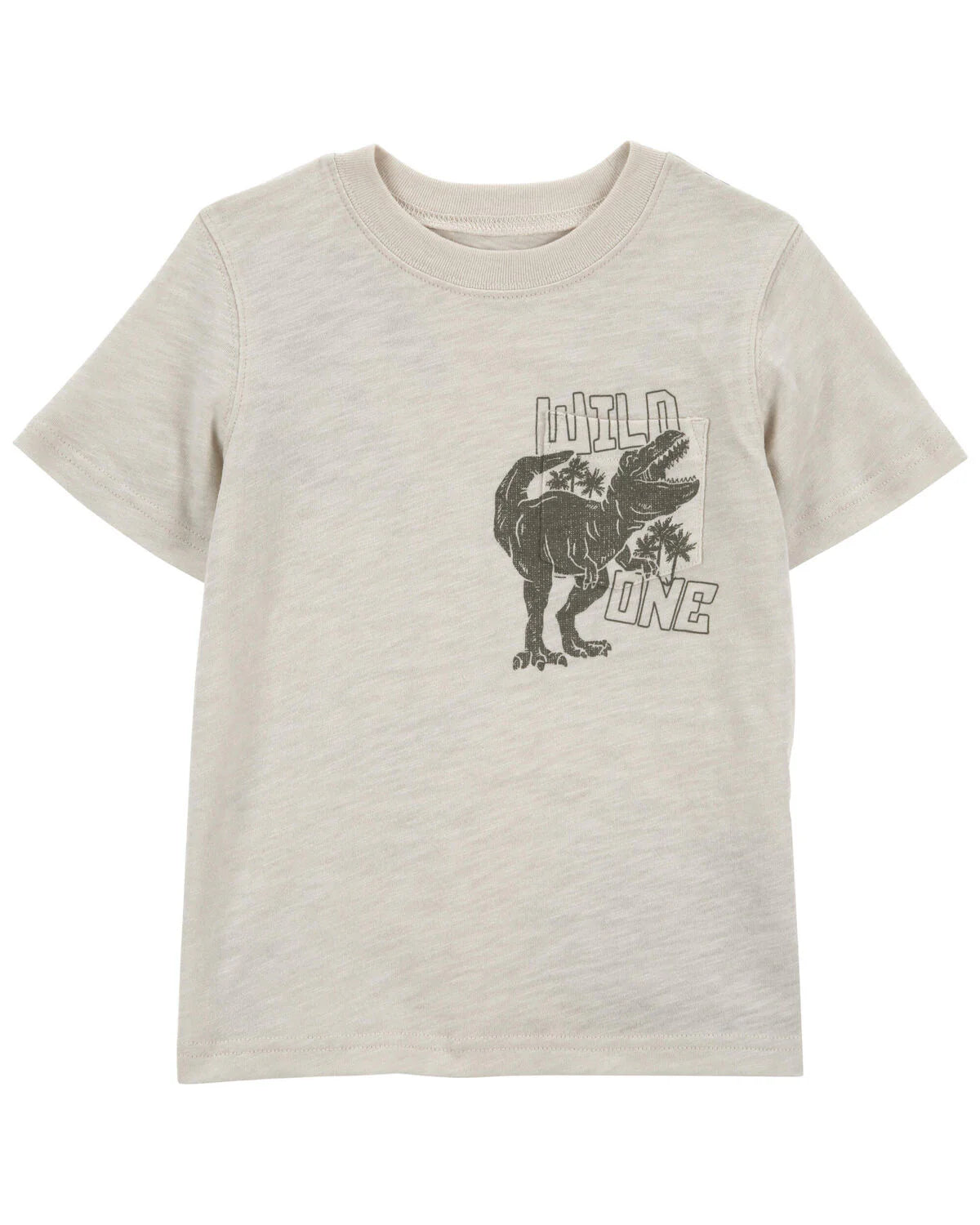 Carter's Baby Dinosaur Slub Jersey Pocket Tee