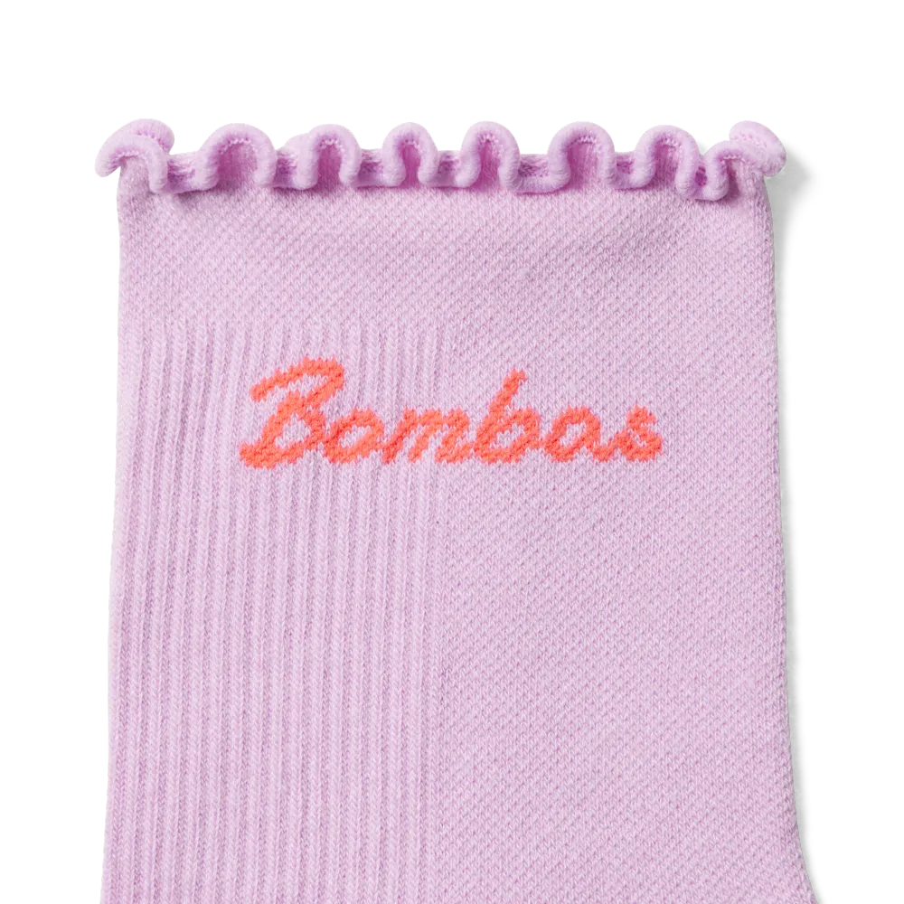 Women’s Ruffle Athletic Quarter Socks