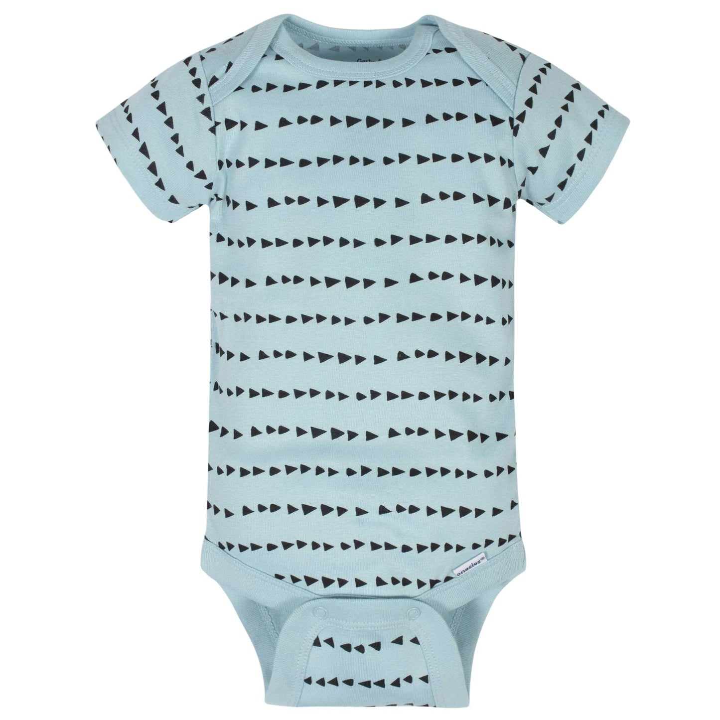8-Pack Baby Boys Dinosaur Short Sleeve Onesies Bodysuits