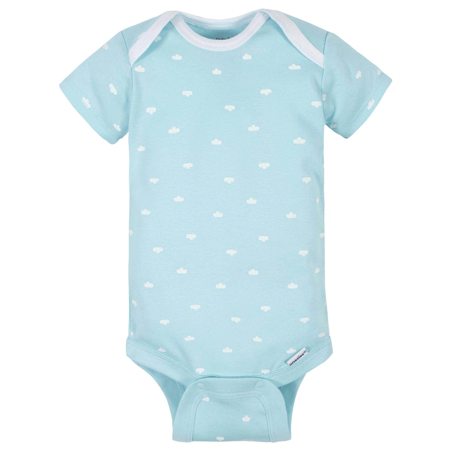 8-Pack Baby Neutral Words Short Sleeve Onesies Bodysuits