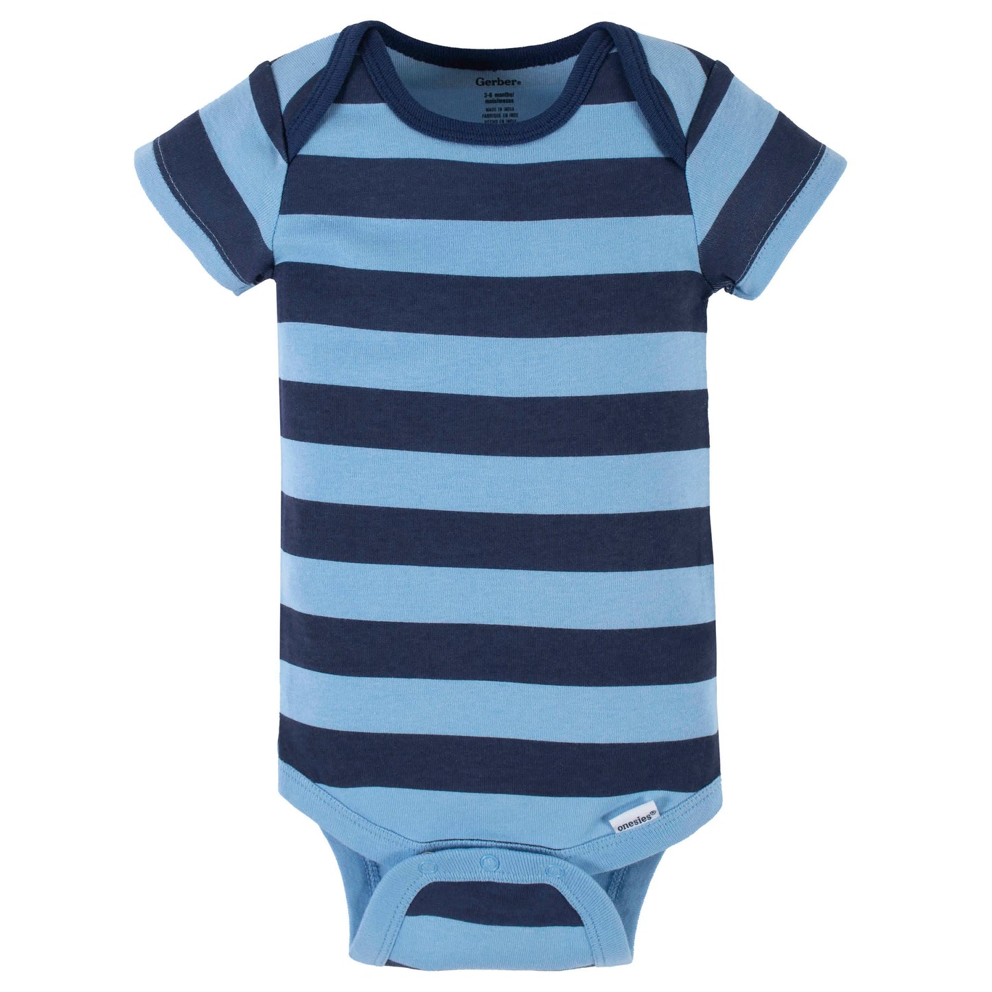 4-Pack Baby Boys Shark Zone Short Sleeve Onesies Bodysuits