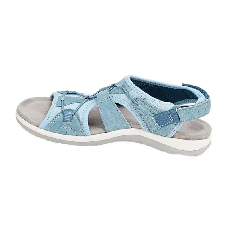 Ladies Sandals New Fashion Pure Color Casual Sandals