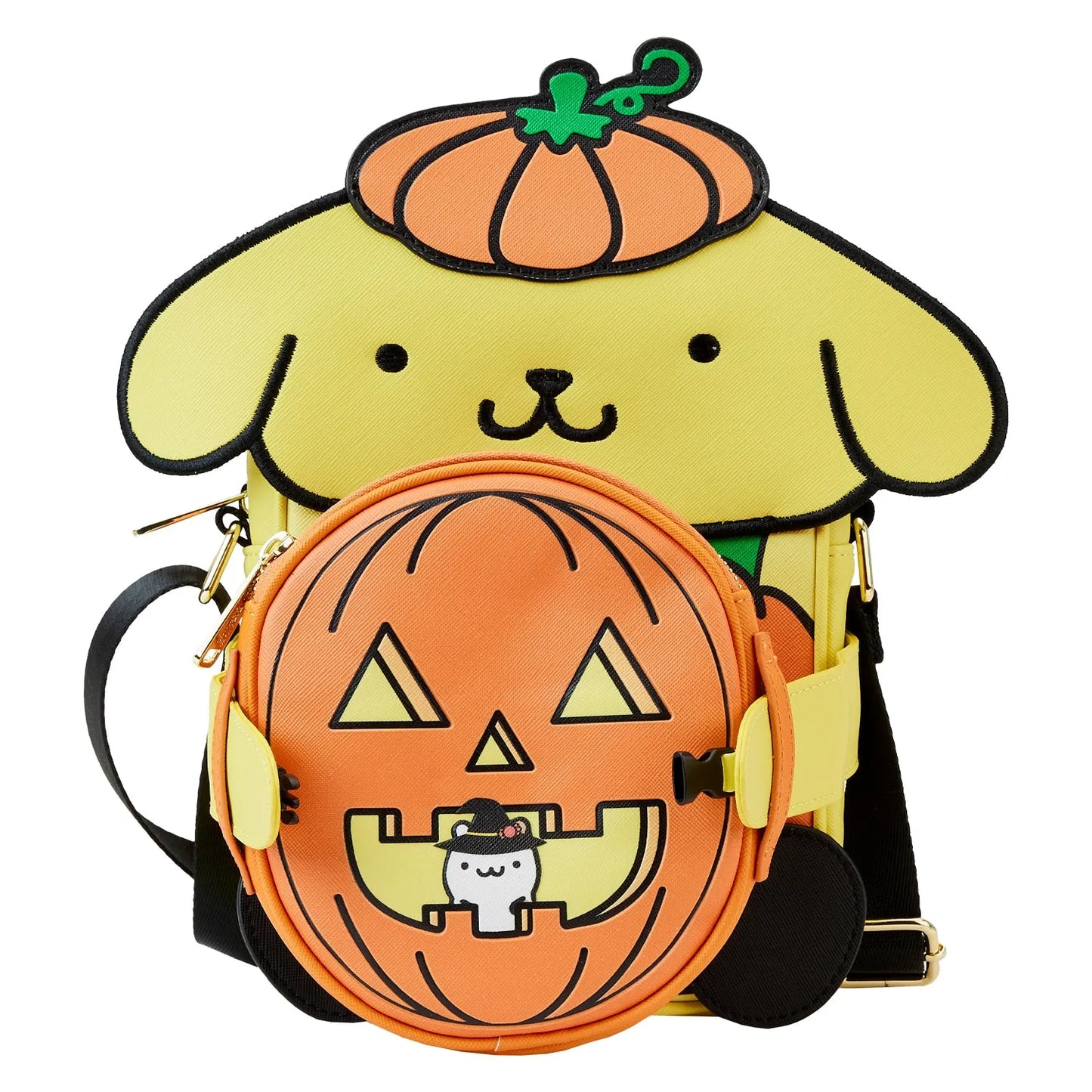 Loungefly Sanrio Pompompurin Halloween Crossbuddies Crossbody Bag