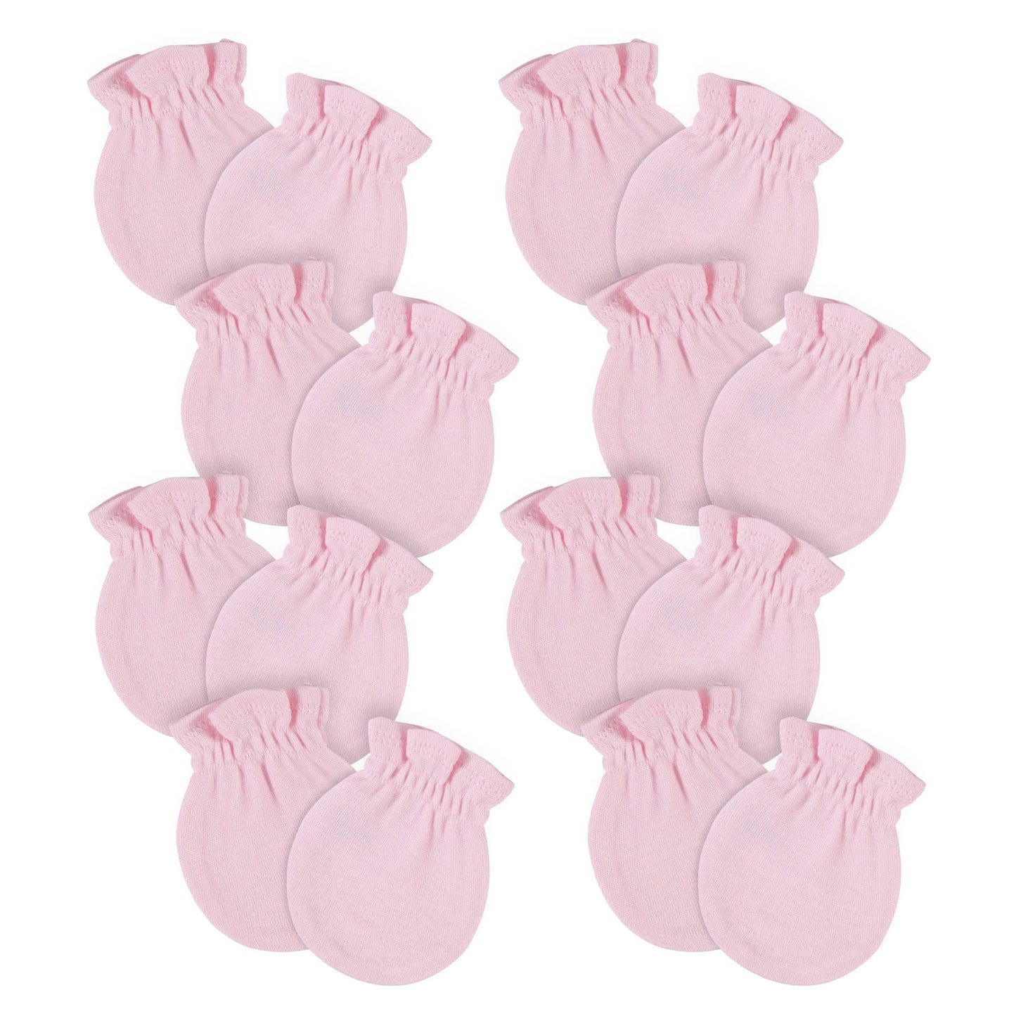 8-Pack Baby Neutral Light Pink No Scratch Mittens