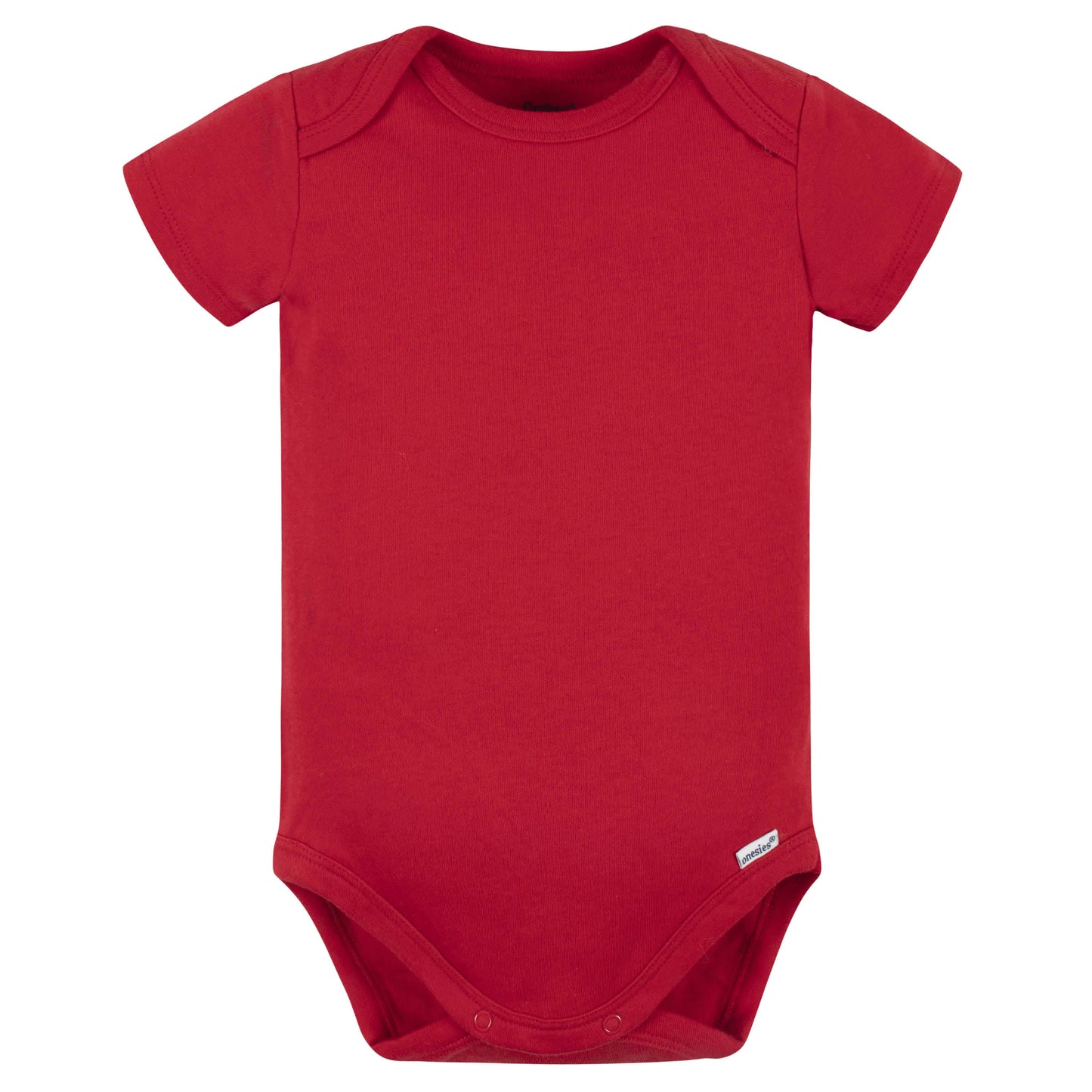 5-Pack Baby Red Premium Short Sleeve Onesies Bodysuits