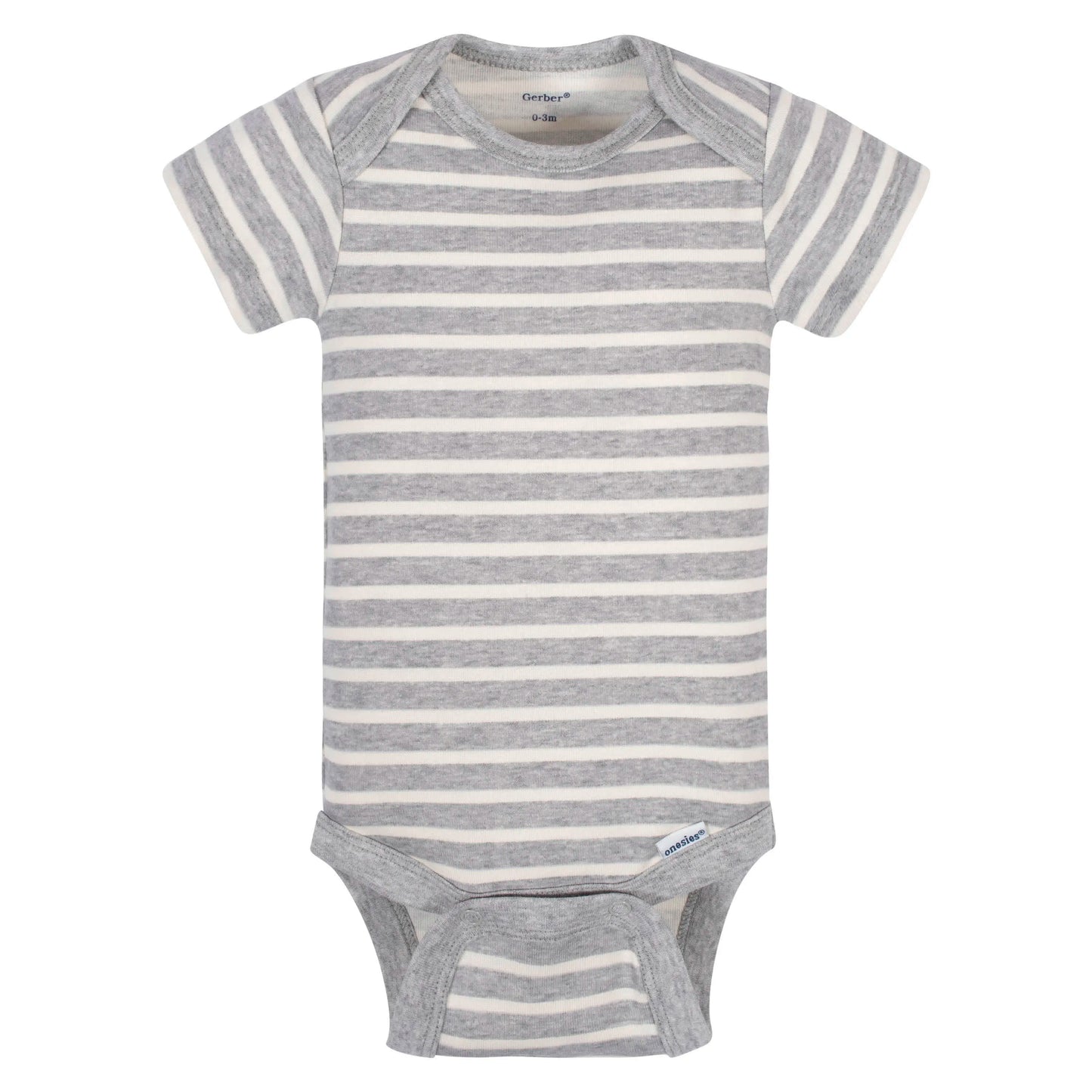 5-Pack Baby Boys Comfy Stretch Badger Short Sleeve Onesies Bodysuits