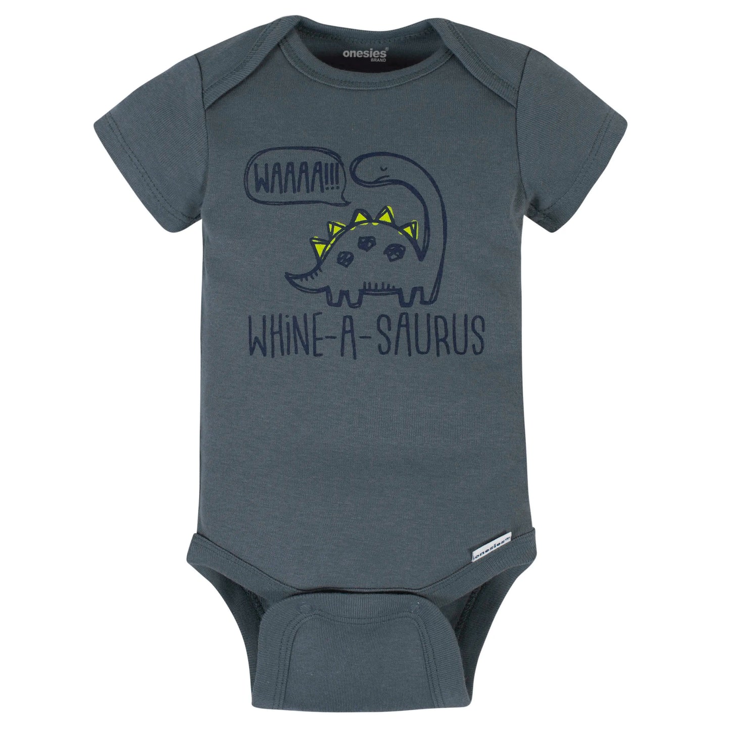 8-Pack Baby Boys Dino Onesies Brand Bodysuits