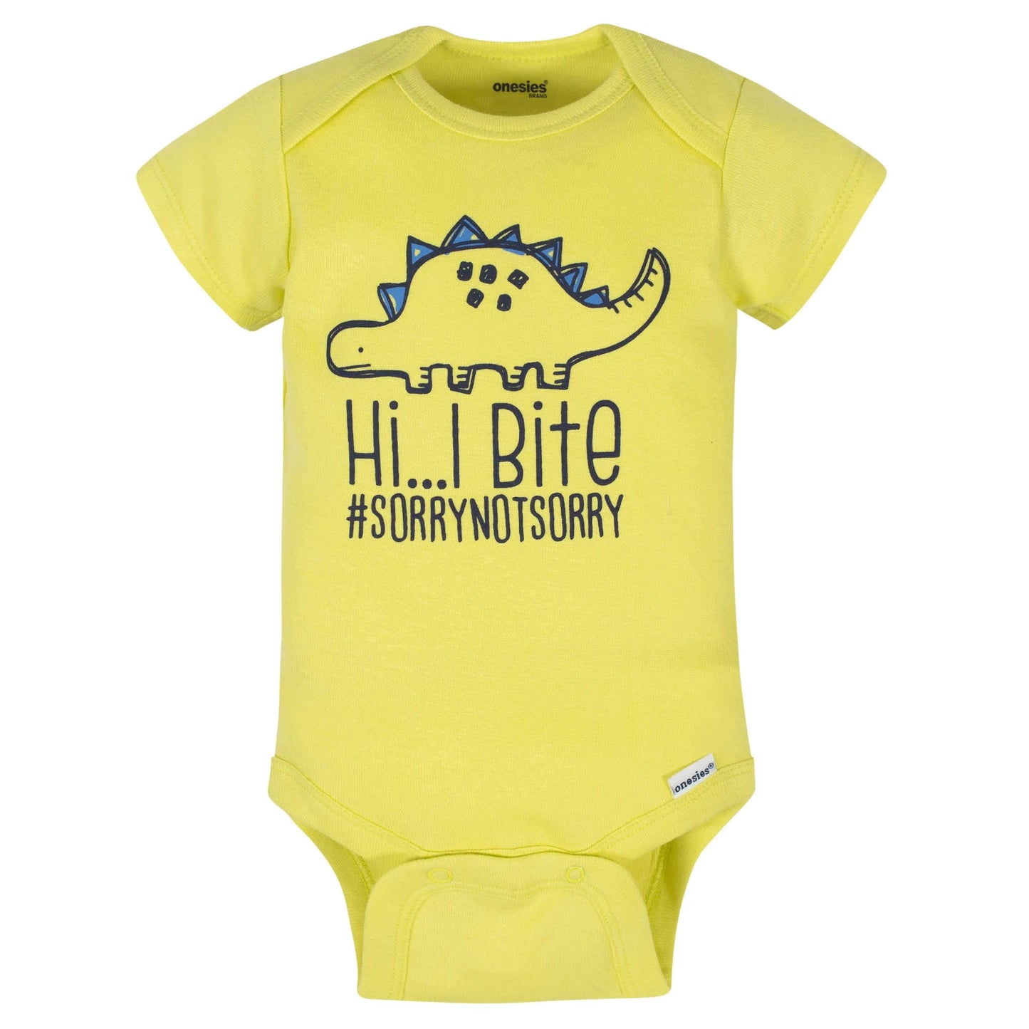8-Pack Baby Boys Dino Onesies Brand Bodysuits