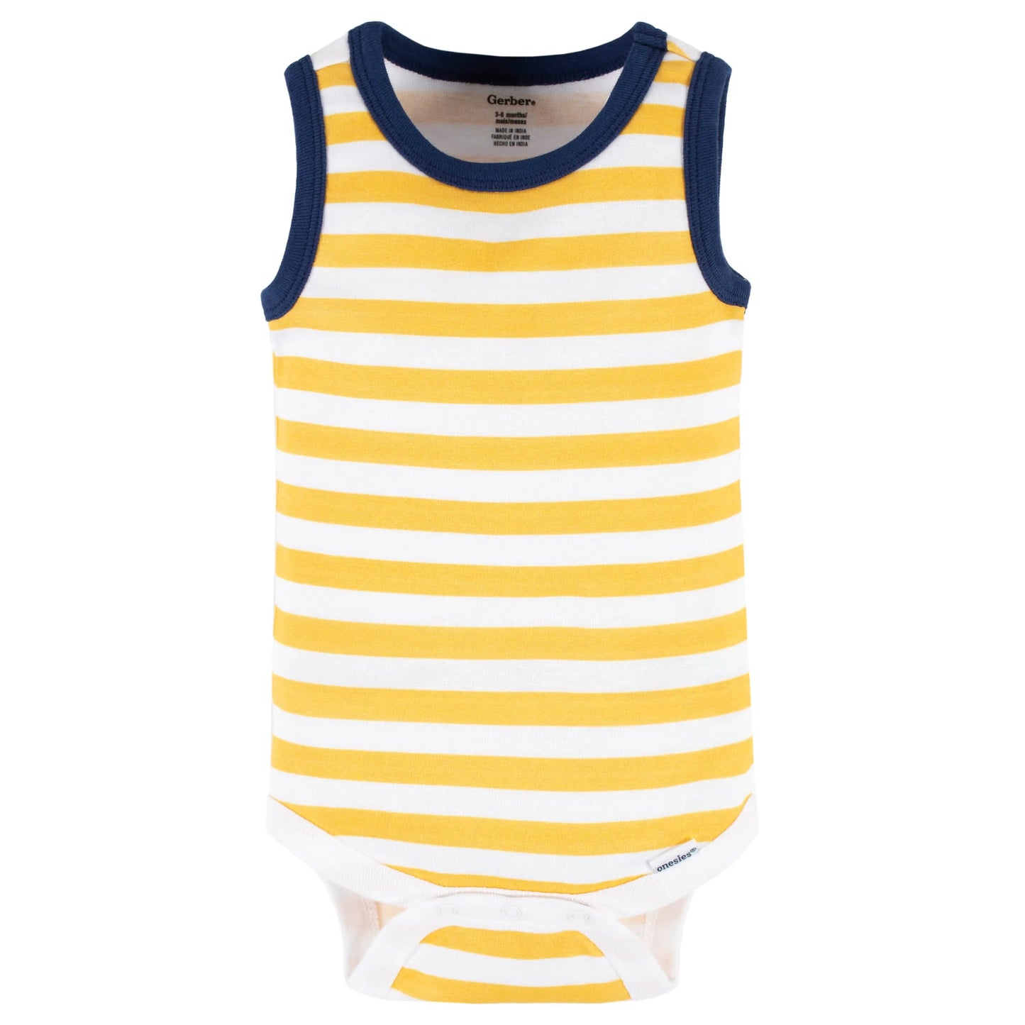 4-Pack Baby Boys Big Digger Tank Onesies Bodysuits