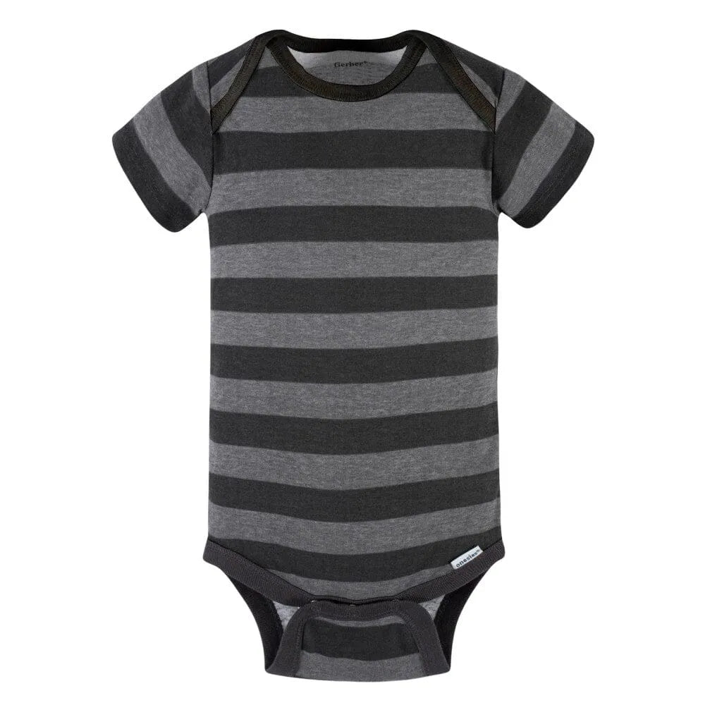 5-Pack Baby Boys Camping Short Sleeve Onesies Bodysuits