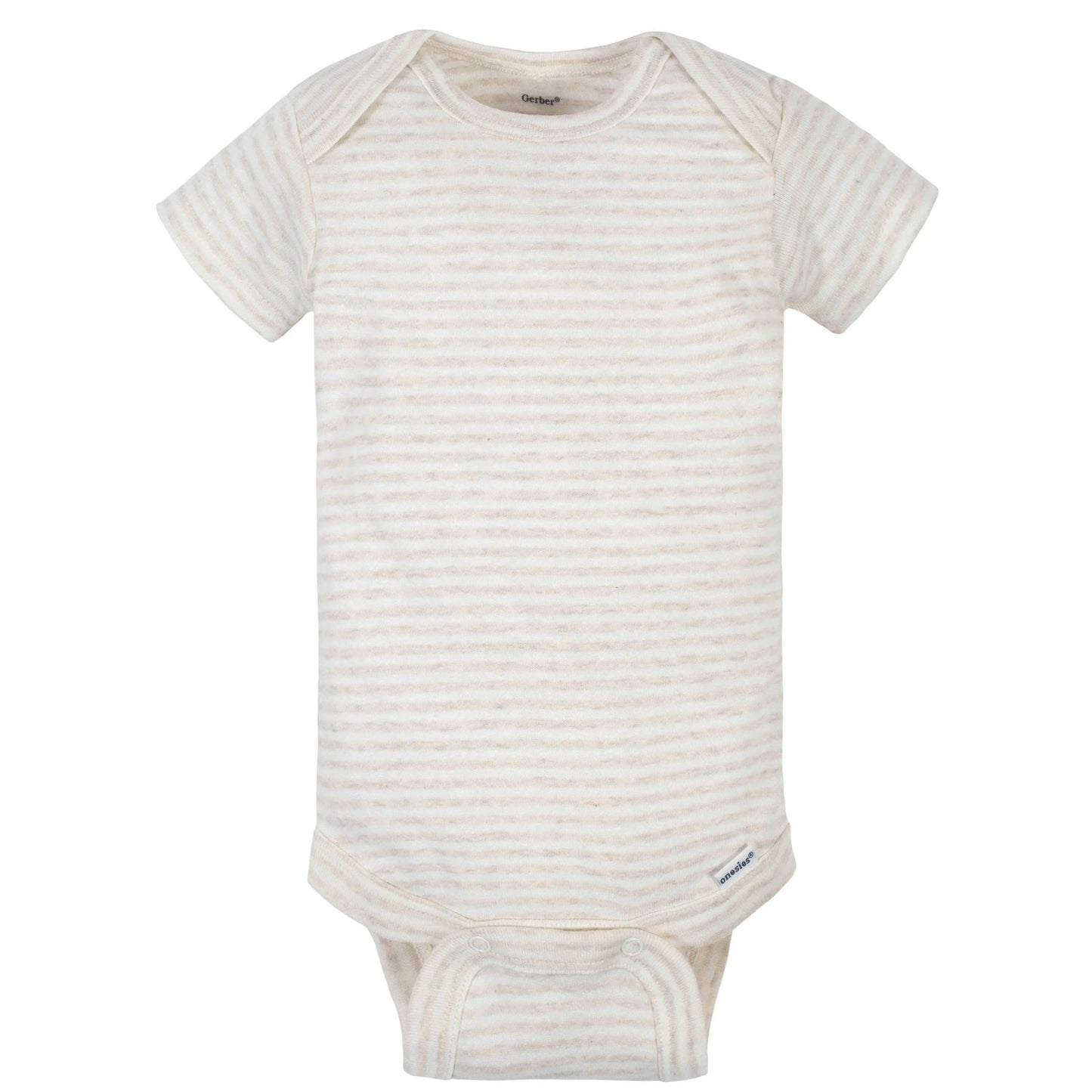 8-Pack Baby Boys Tiger Short Sleeve Onesies Bodysuits