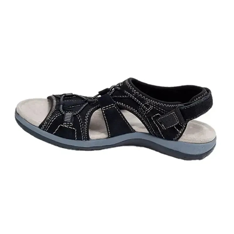 Ladies Sandals New Fashion Pure Color Casual Sandals