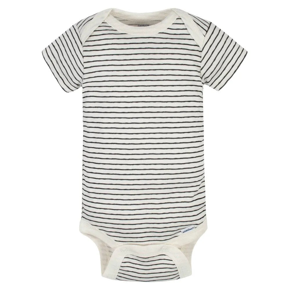 5-Pack Baby Boys Dino Short Sleeve Onesies Bodysuits