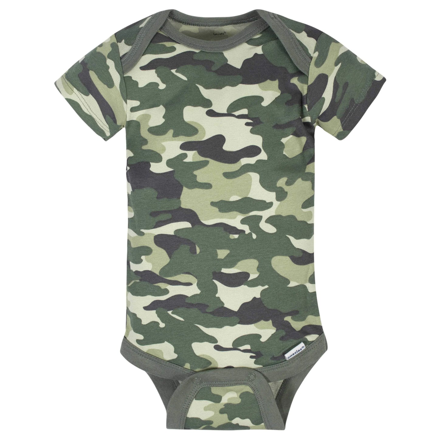 8-Pack Baby Boys Tiger Short Sleeve Onesies Bodysuits