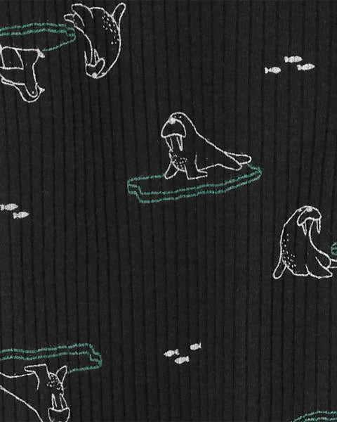 Carter's Animal Print 2-Way Zip Sleep and Play