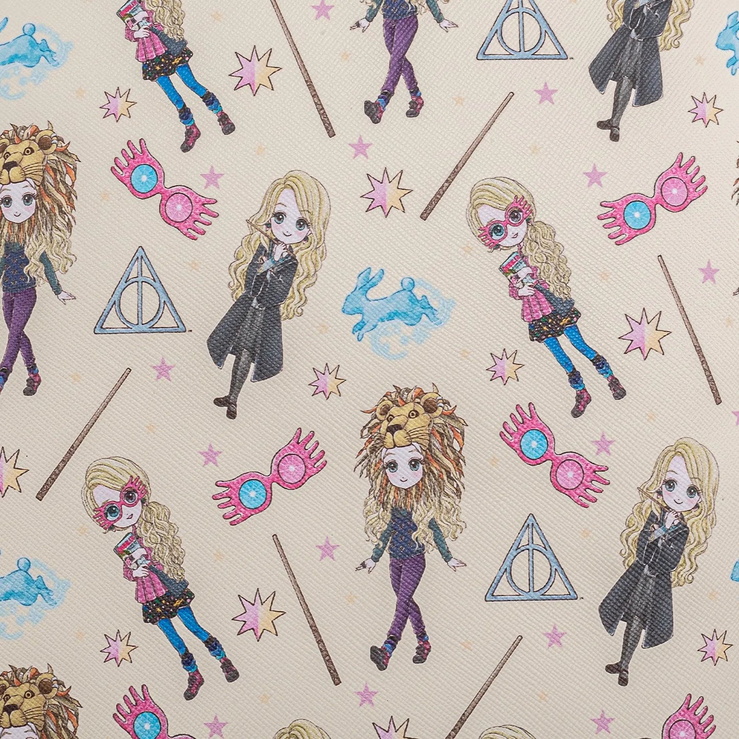 Harry Potter Luna Lovegood AOP Loungefly Mini Backpack