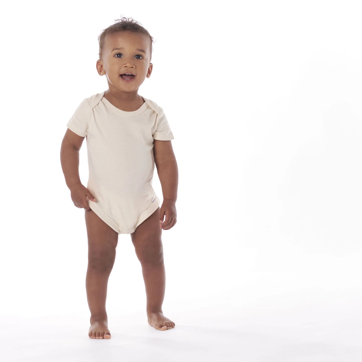 5-Pack Baby Natural Premium Short Sleeve Onesies Bodysuits