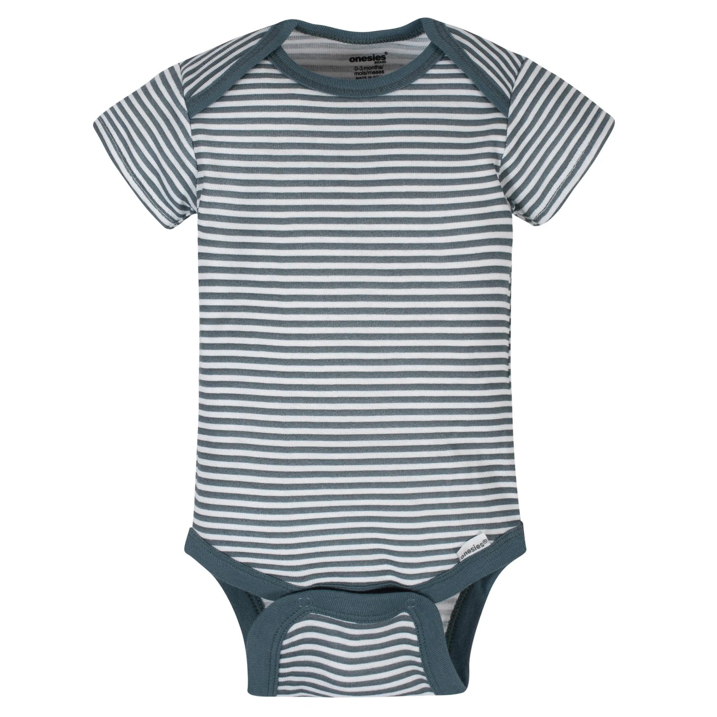8-Pack Baby Boys Dino Onesies Brand Bodysuits