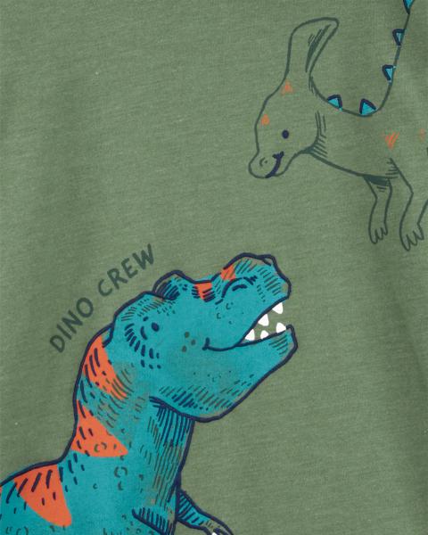 Carter's Baby 2-Piece Dinosaur Hooded Tee & Jogger Set