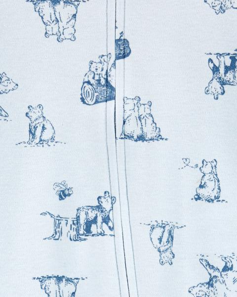 Carter's Bear 2-Way Zip Cotton Sleep & Play
