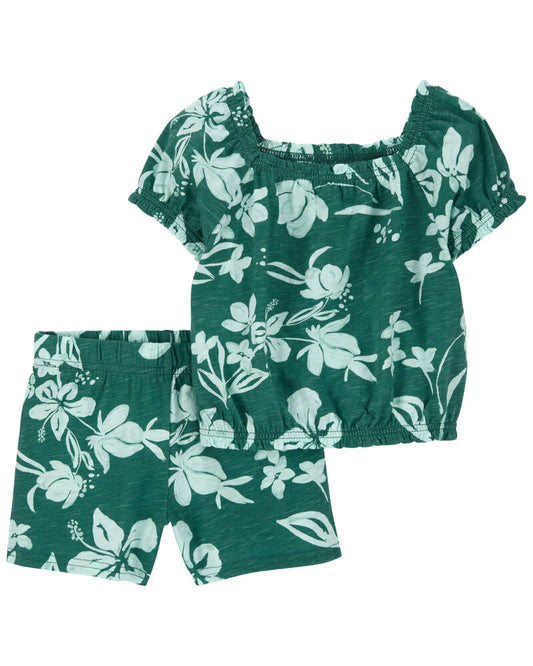 Carter's Baby 2-Piece Floral Cotton Outfit Set