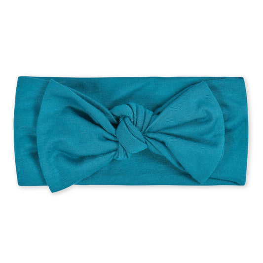 Girls Ocean Teal Buttery Soft Viscose Made from Eucalyptus Headband