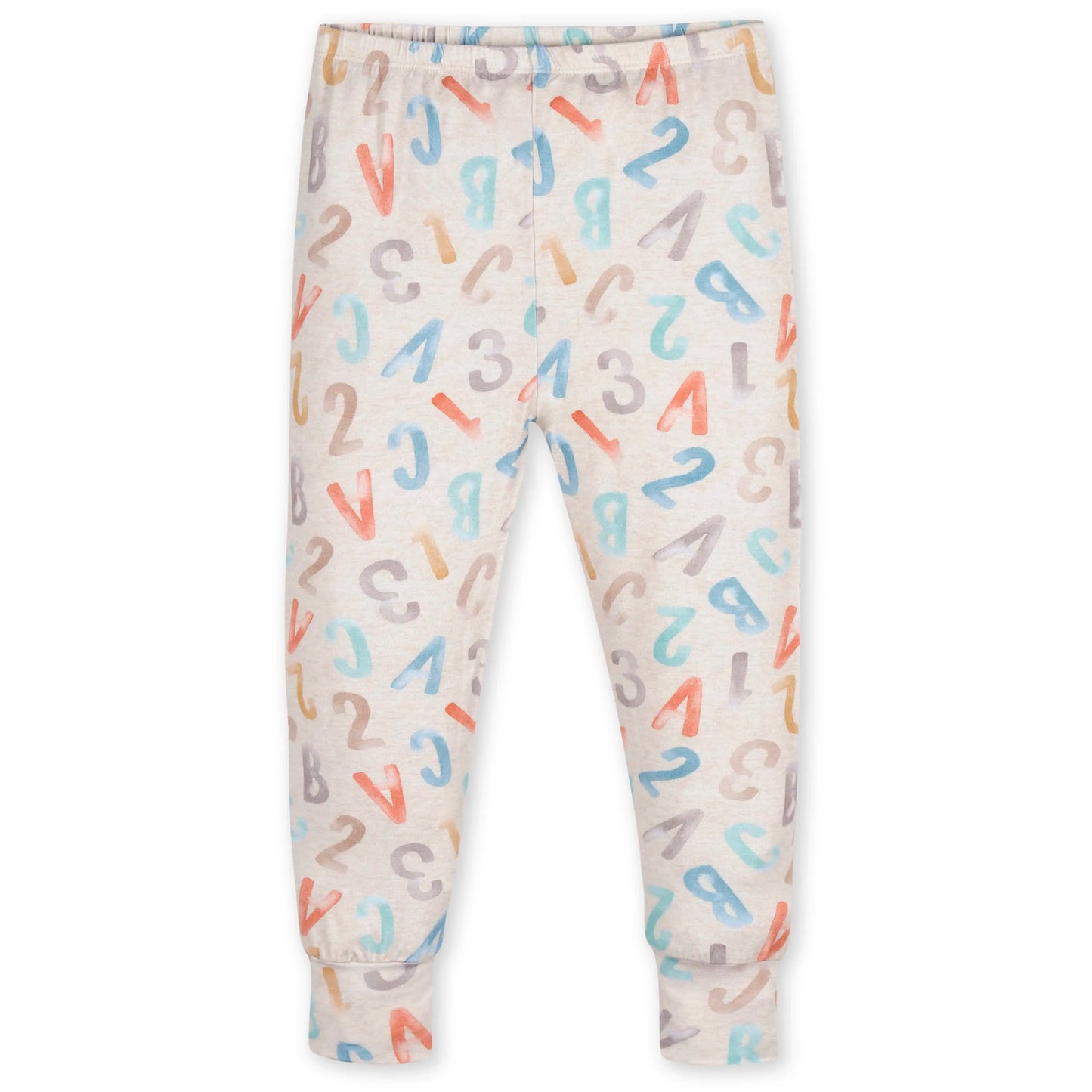 2-Piece Infant & Toddler Alphabet Soup Buttery Soft Viscose Made from Eucalyptus Snug Fit Pajamas