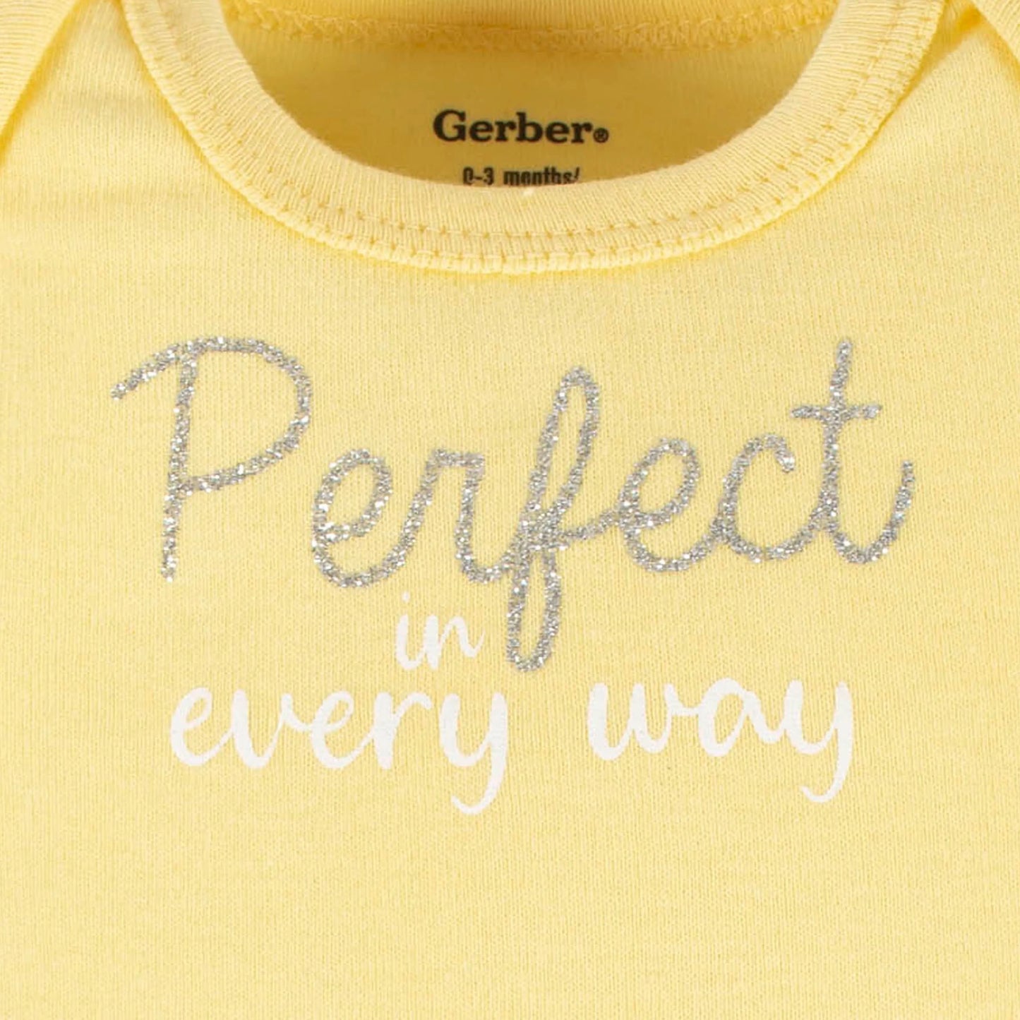 3-Piece Baby Girls Purrfectly Wild Short Sleeve Onesies Bodysuits & Pants Set
