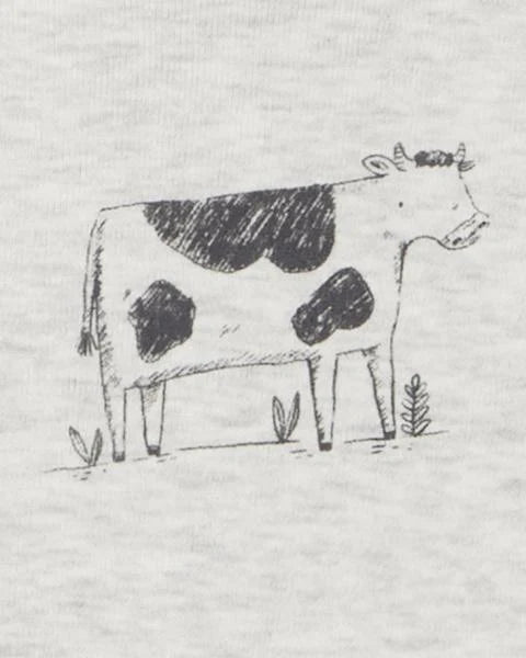 Carter's Baby 5-Pack Farm Animals Short-Sleeve Bodysuits