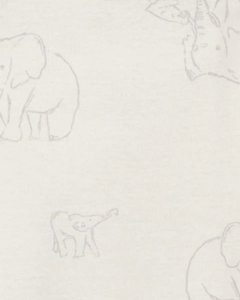 Carter's Baby 5-Pack Elephant Short-Sleeve Bodysuits