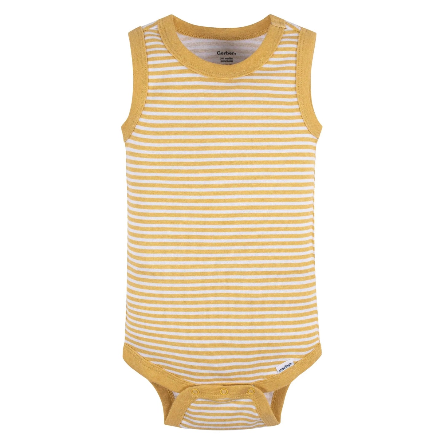 5-Pack Baby Boys Stripes Sleeveless Onesies Bodysuits