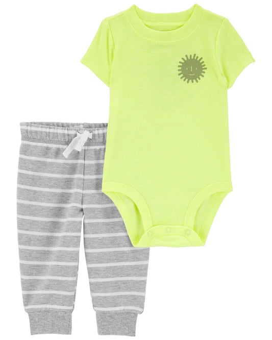 Carter's Baby 2-Piece Neon Sun Bodysuit Pant Set