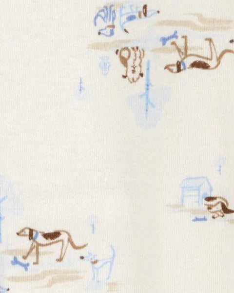 Carter's Baby 4-Pack Dog Print Long-Sleeve Bodysuits