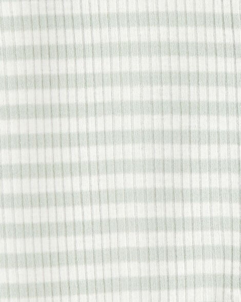 Baby Boy Construction 2-Way Zip Ribbed Sleep & Play Pajamas