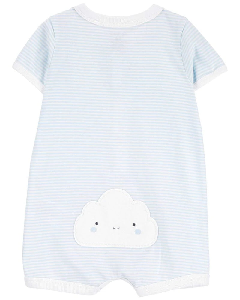 Carter's Striped Snap-Up Romper