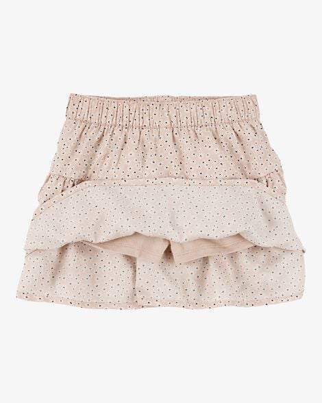 Toddler Floral Pull-On Ruffle Skort